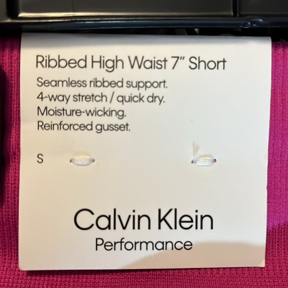 Calvin Klein Performance Ribbed Shorts - Picture 6 of 9